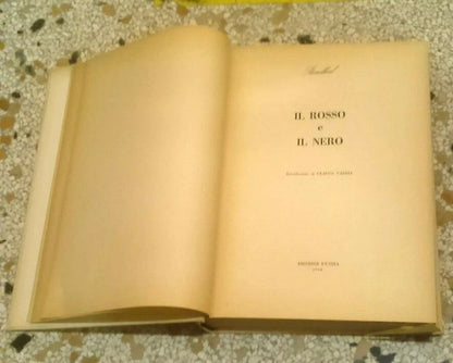 IL ROSSO E IL NERO. STENDHAL. ILLUSTRAZIONI DI PIERO GUCCIONE. EDIZIONE L'UNITA'. RISTAMPA 1963.