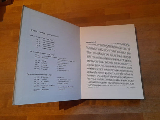 DALLE ORIGINI A DANTE. PIERO GALLARDO. FABBRI EDITORI. COLLANA ANTOLOGICA PER LE SCUOLE MEDIE SUPERIORI: CLASSICI ITALIANI N° 1. EDIZIONE FUORI COMMERCIO, 1968.
