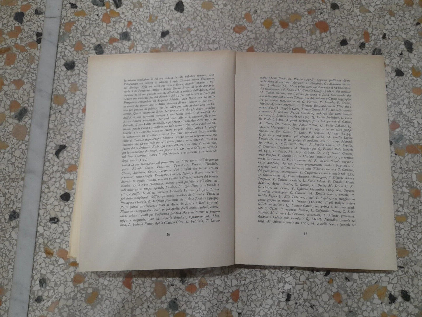 BRUTO. M.TULLIO CICERONE. ISTITUTO EDITORIALE ITALIANO. COLLANA: CLASSICI GRECI e LATINI N.17. 1° EDIZIONE 1968.