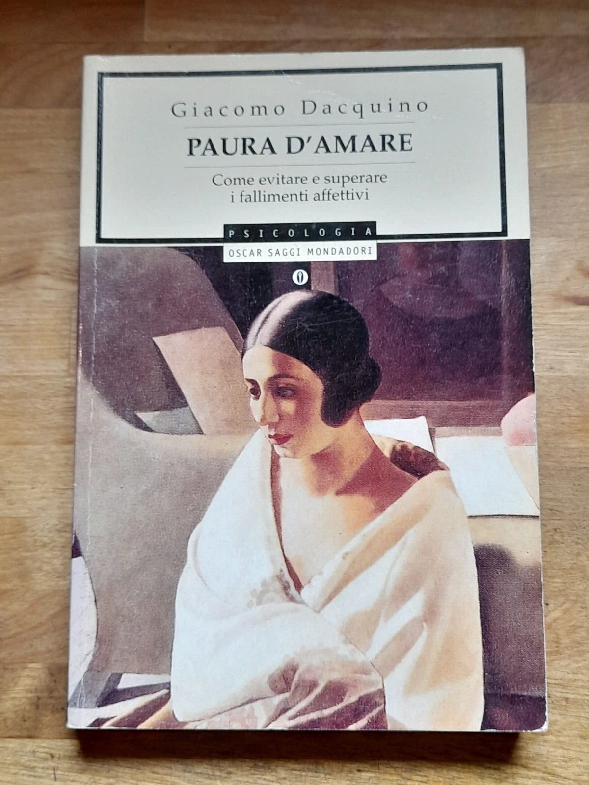 PAURA D'AMARE. COME EVITARE E SUPERARE I FALLIMENTI AFFETTIVI. GIACOMO DACUINO. OSCAR MONDADORI EDITORE. COLLANA: PSICOLOGIA OSCAR SAGGI. 1° EDIZIONE 1998.
