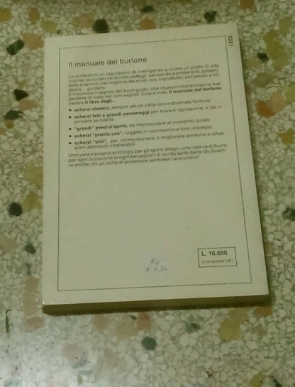 IL MANUALE DEL BURLONE. NANDO SIMONE. DE VECCHI EDITORE. 1° EDIZIONE 1987.
