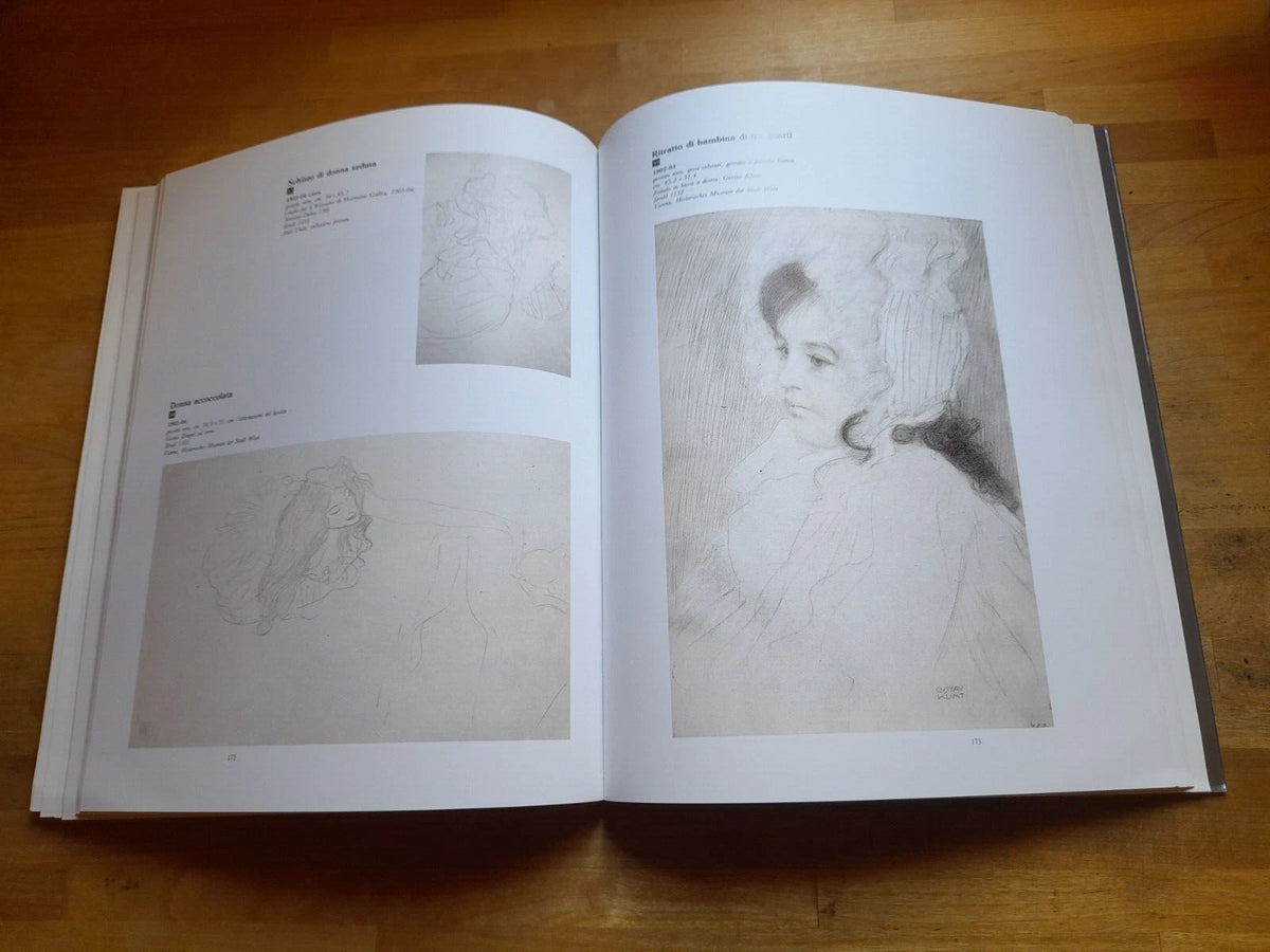 GUSTAV KLIMT. MOSTRA A CURA DI SERGE SABARSKY. FIRENZE PALAZZO STROZZI 30 NOVEMBRE 1991 - 8 MARZO 1992. AA.VV.  ARTIFICIO EDITORE. RISTAMPA 1991.