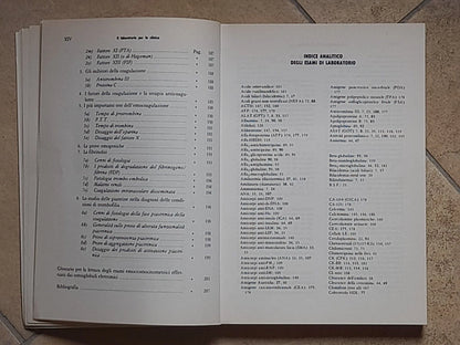 IL LABORATORIO PER LA CLINICA. FELICE PIERSANTI. IL PENSIERO SCIENTIFICO EDITORE. 1° RISTAMPA 1987.