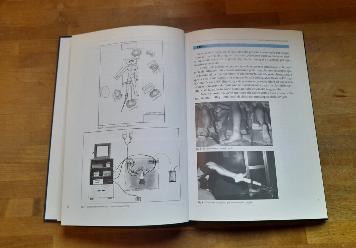 ARTROSCOPIA DELLA CAVIGLIA. RAUL ZINI. MANUALE PRATICO DI TECNICA CHIRURGICA. EDITRICE FORTUNA, 1996. EDIZIONE FUORI COMMERCIO.