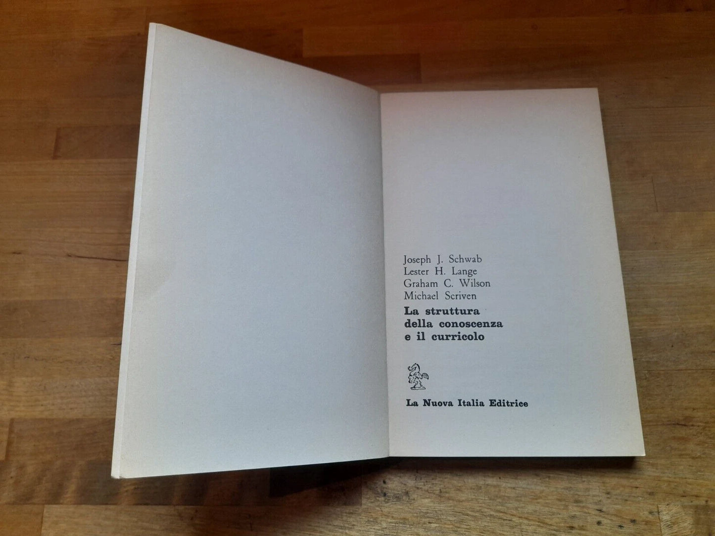 LA STRUTTURA DELLA CONOSCENZA E IL CURRICOLO. AA.VV. LA NUOVA ITALIA EDITRICE. 4° RISTAMPA 1982.COLLANA: EDUCATORI ANTICHI E MODERNI 261.