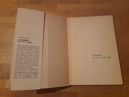 IL BAMBINO DA 0 A 2 ANNI. DOTT.SSA MYRIAM DAVID. EDITRICE MARIETTI . 2° EDIZIONE 1969.