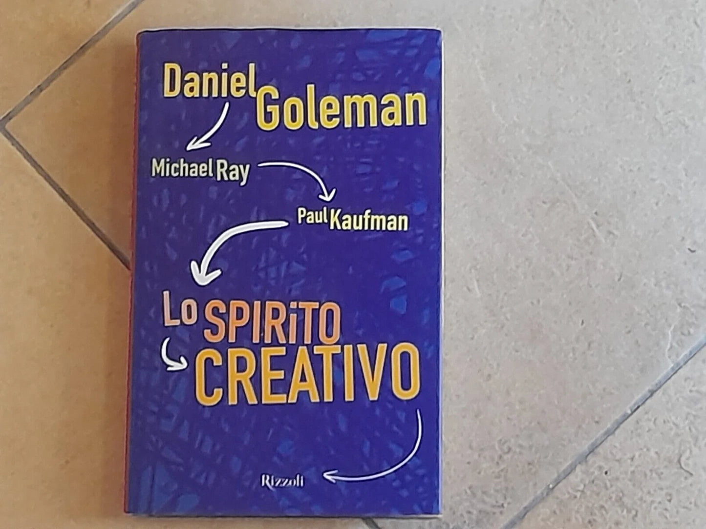 LO SPIRITO CREATIVO. DANIEL GOLEMAN - MICHAEL RAY - PAUL KAUFMAN. RIZZOLI EDITORE. 1° EDIZIONE MAGGIO 1999.