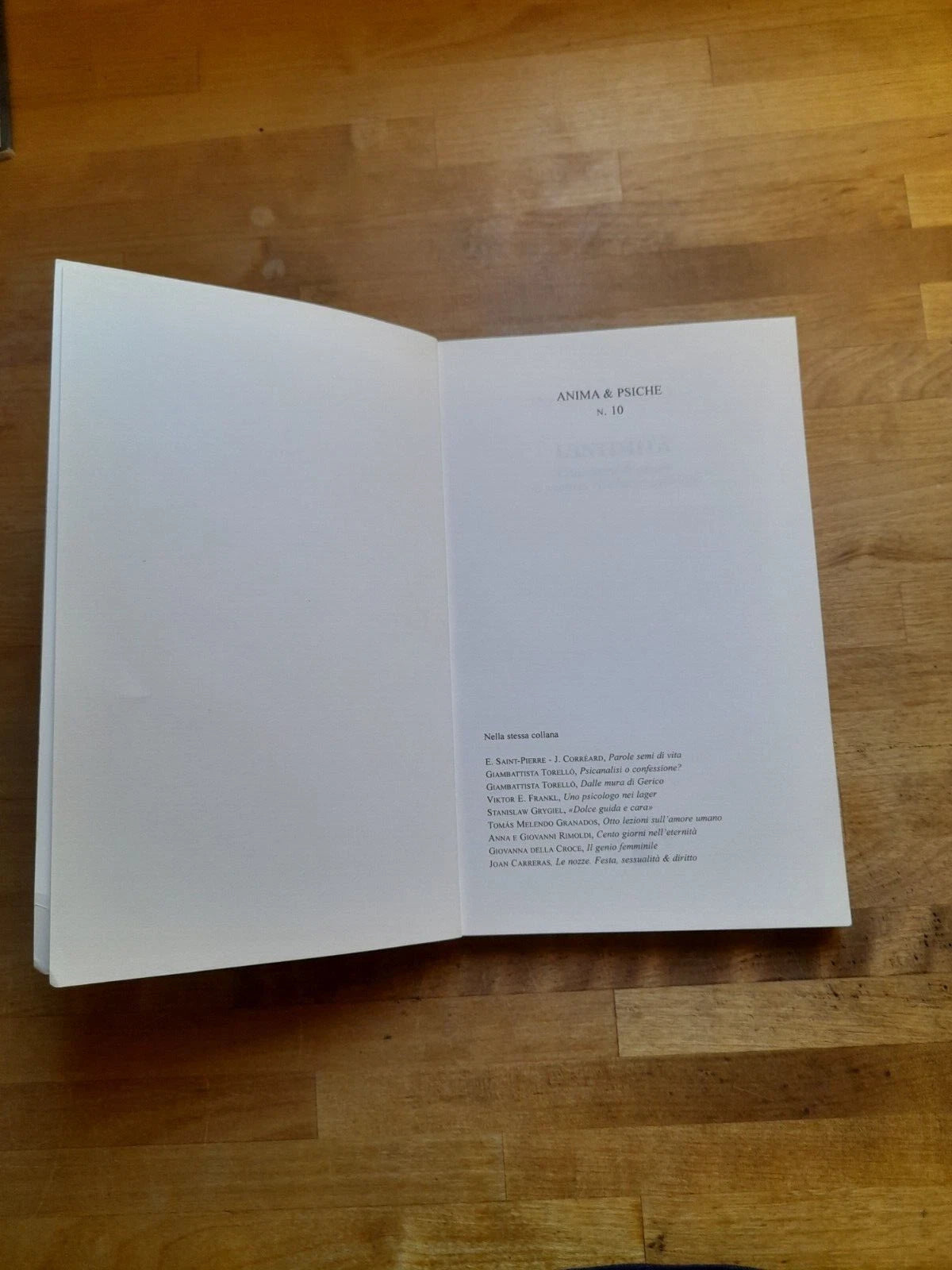 L'INTIMITA'. CONOSCERE & AMARE LA PROPRIA RICCHEZZA INTERIORE. MIGUEL-ANGEL MARTI GARCIA. EDIZIONI ARES. RISTAMPA 2004. COLLANA: ANIMA & PSICHE N° 10.