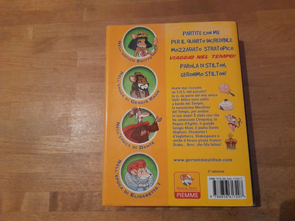 VIAGGIO NEL TEMPO-4. GERONIMO STILTON. EDIZIONI PIEMME. CON IL TOPO-POSTER DELLE PIRAMIDI. 2° EDIZIONE 2011.