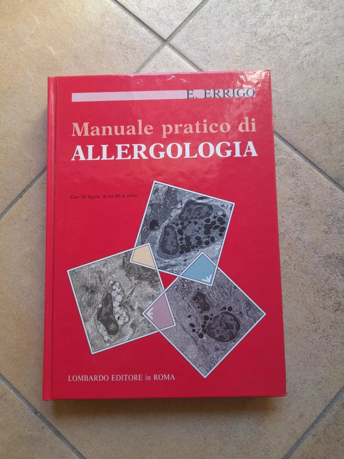 MANUALE PRATICO DI ALLERGOLOGIA. EMANUELE ERRIGO. LOMBARDO EDITORE. 1° EDIZIONE 1990.  CON 70 FIGURE, DI CUI 65 A COLORI.