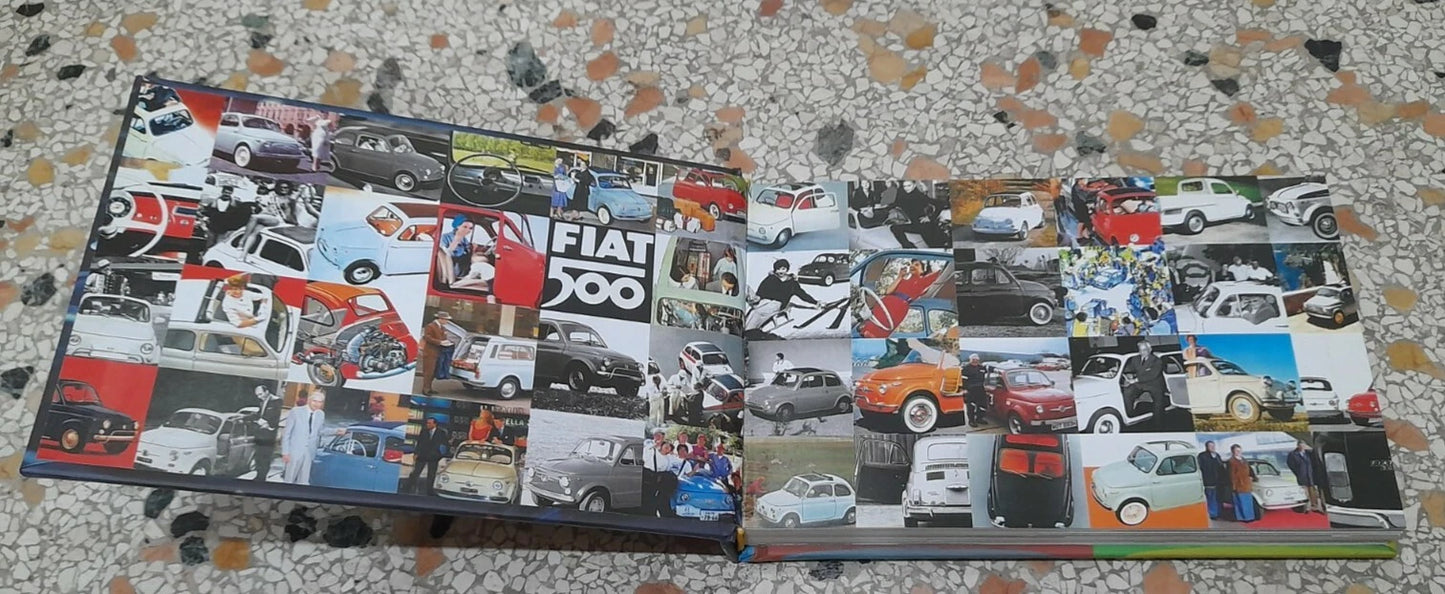 FIAT 500. PICCOLO GRANDE MITO. ALESSANDRO SANNIA. GRIBAUDO EDITORE. 1° EDIZIONE 2005. IN ITALIANO E IN INGLESE.