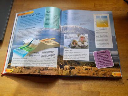 SCOPRI IL TEMPO LA FORZA DELLA NATURA. TUONI, FULMINI, TSUNAMI E ALTRO ANCORA. GRIBAUDO - PERRAGON BOOKS LTD PER L'EDIZIONE ITALIANA 2008.LOUISE SPILSBURY.