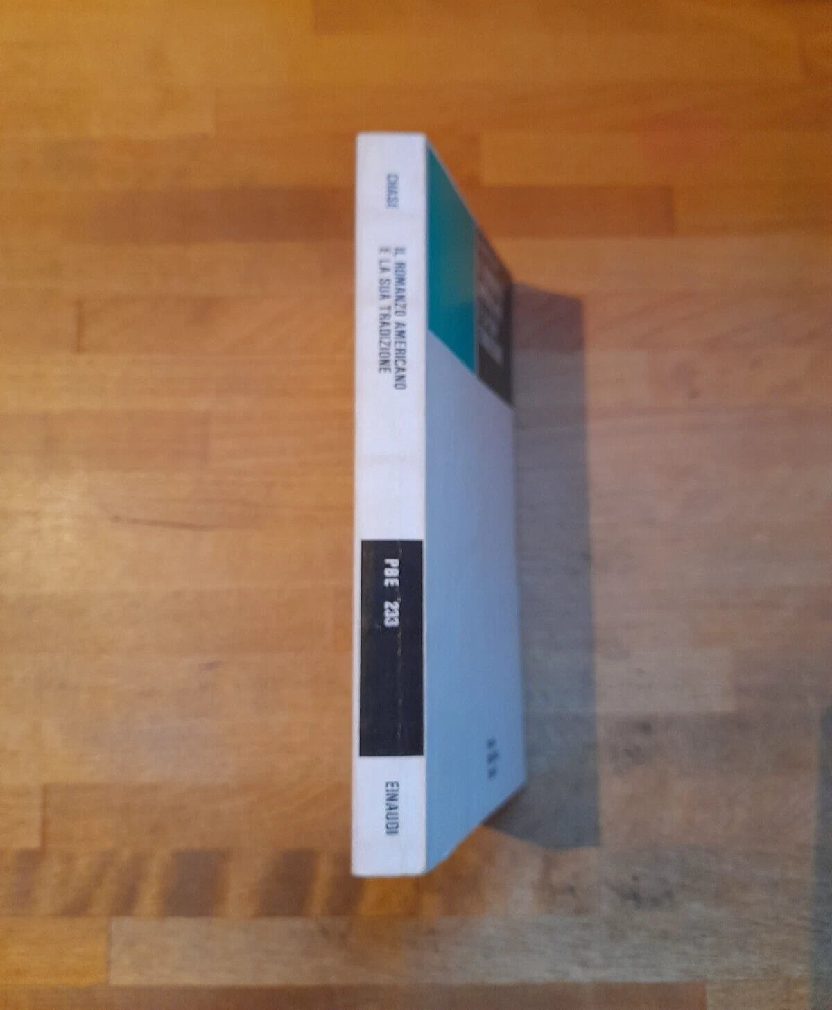 IL ROMANZO AMERICANO E LA SUA TRADIZIONE. RICHARD CHASE. EINAUDI EDITORE, 1974. COLLANA: PICCOLA BIBLIOTECA EINAUDI 233.