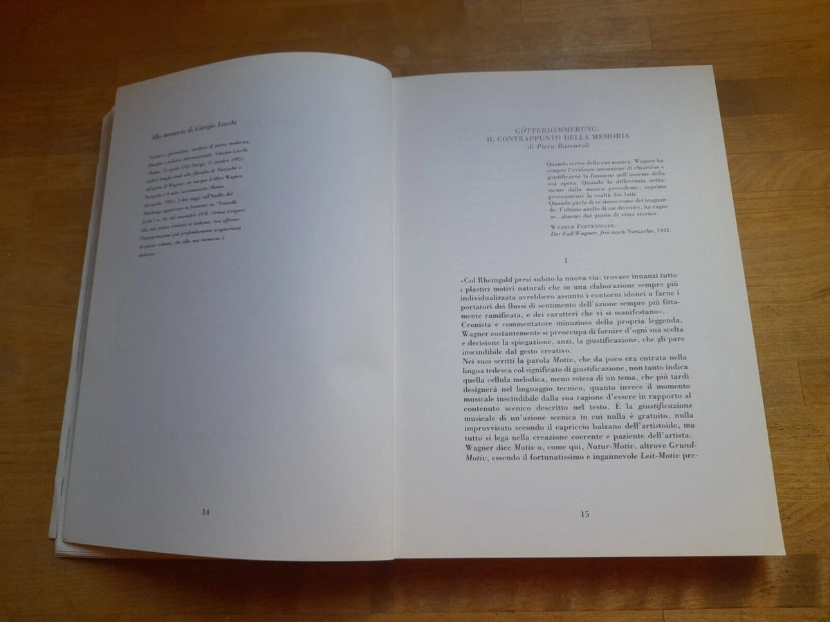 GOTTERDAMMERUNG. TEATRO COMUNALE BOLOGNA STAGIONE D'OPERA '92-'93. NUOVA ALFA EDITORIALE. A CURA DI SILVIA CAMERINI.