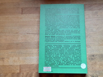 TOSSICO/DIPENDENZA: PREVENZIONE E TERAPIA. MANFRED WOBCKE. CITTA' NUOVA EDITRICE. RISTAMPA 1982. COLLANA DI PSICOLOGIA GENERALE 13.