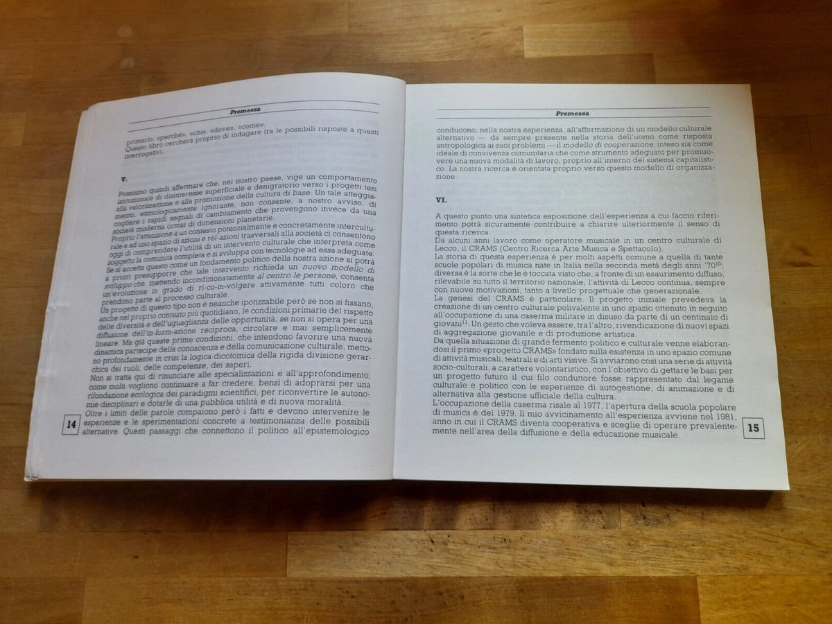 VERSO UN'OPERATIVITA' MUSICALE DI BASE. MAURIZIO VITALI. CAPPELLI EDITORE. 1° EDIZIONE 1991. COLLANA: MUSICA PER TUTTI.