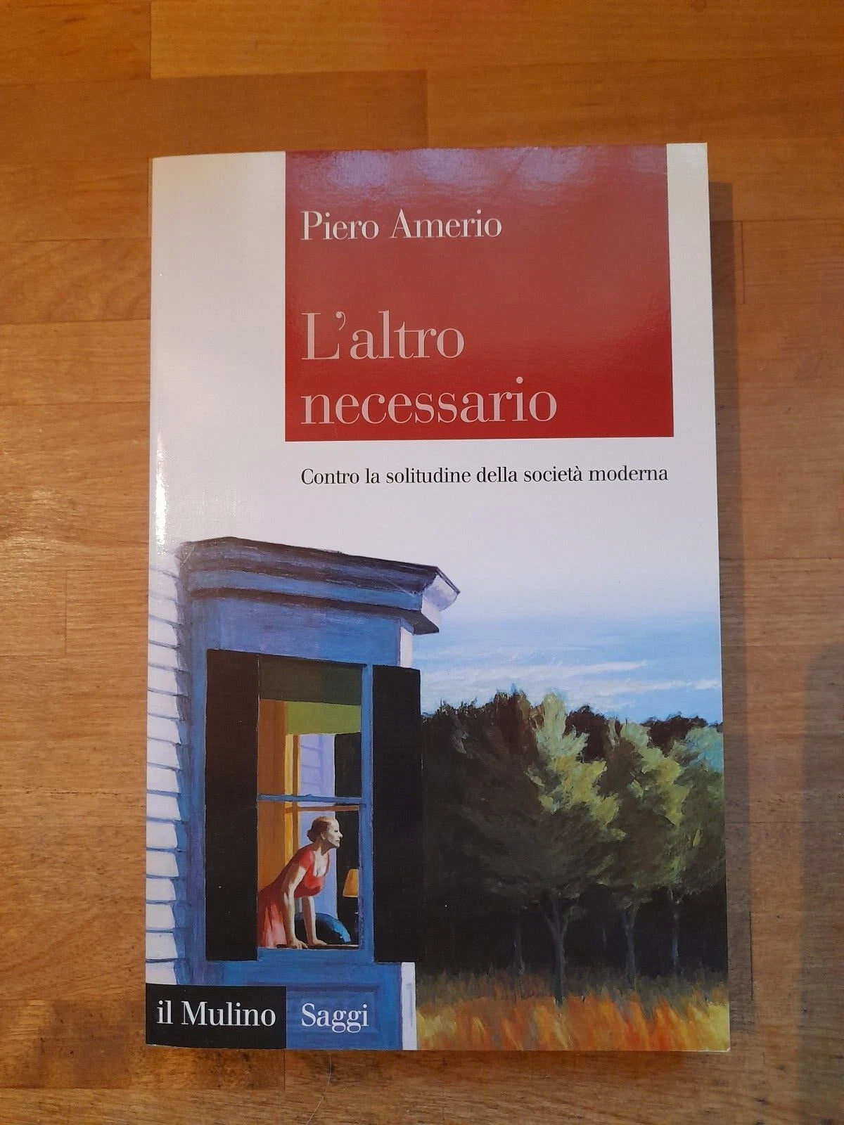 L'ALTRO NECESSARIO. CONTRO LA SOLITUDINE DELA SOCIETA' MODERNA. PINO AMERIO. SOCIETA' EDITRICE IL MULINO. COLLANA:  SAGGI 791. 1° EDIZIONE 2013.