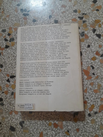 INDAGINE SU DIVISI ON STREET CHICAGO STUDS TERKEL. IL SAGGIATORE MONDADORI EDITORE. 1° EDIZIONE 1969. COLLANA: INDAGINI.