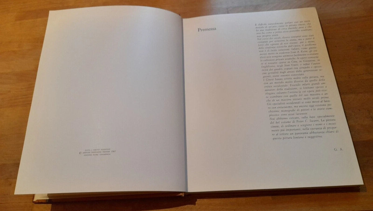 PITTORI CINESI. A CURA DI GIUSEPPE ARGENTIERI. MONDADORI EDITORE, 1967.  EDIZIONE FUORI COMMERCIO.