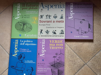 ASPENIA RIVISTA. LOTTO 5 VOLUMI. 2017-2020.  AA.VV. N°: 76-80-85-86-90. GRUPPO 24 ORE.