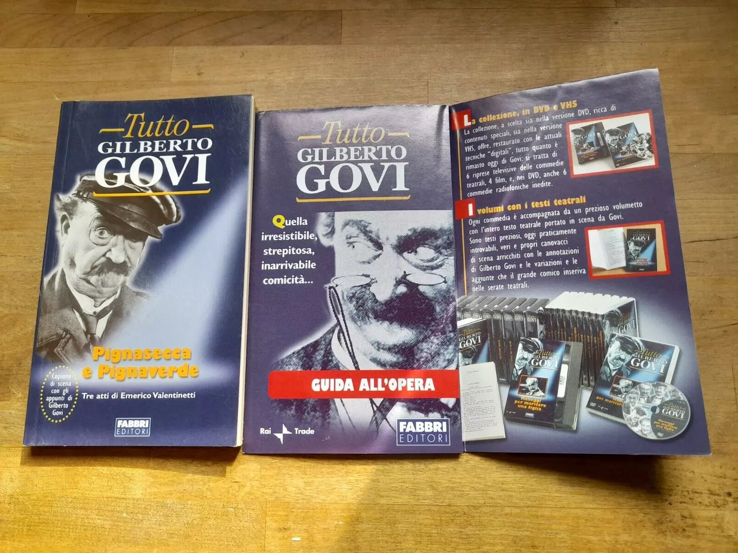TUTTO GILBERTO GOVI . PIGNASECCA E PIGNAVERDE. COMMEDIA IN TRE ATTI DI EMERICO VALENTINETTI. FABBRI EDITORI. EDIZIONE 2005 SULLA PRESENTE COLLANA. COLLANA: TUTTO GILBERTO GOVI.