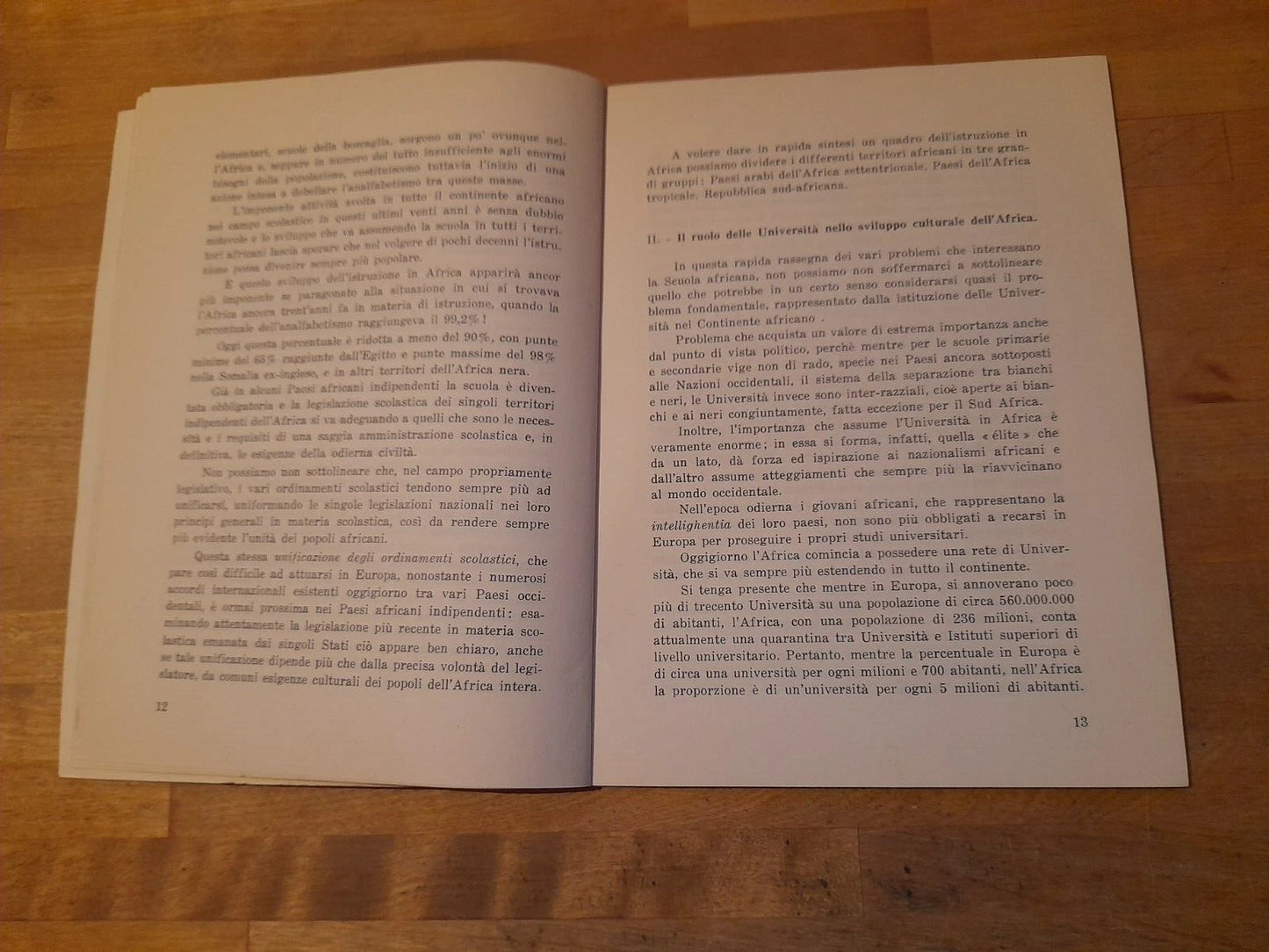 ORGANIZZAZIONE SCOLASTICA DEI PAESI AFRICANI. LEO MAGNINO. ISTITUTO ITALIANO PER L'AFRICA. 1° EDIZIONE 1960.
