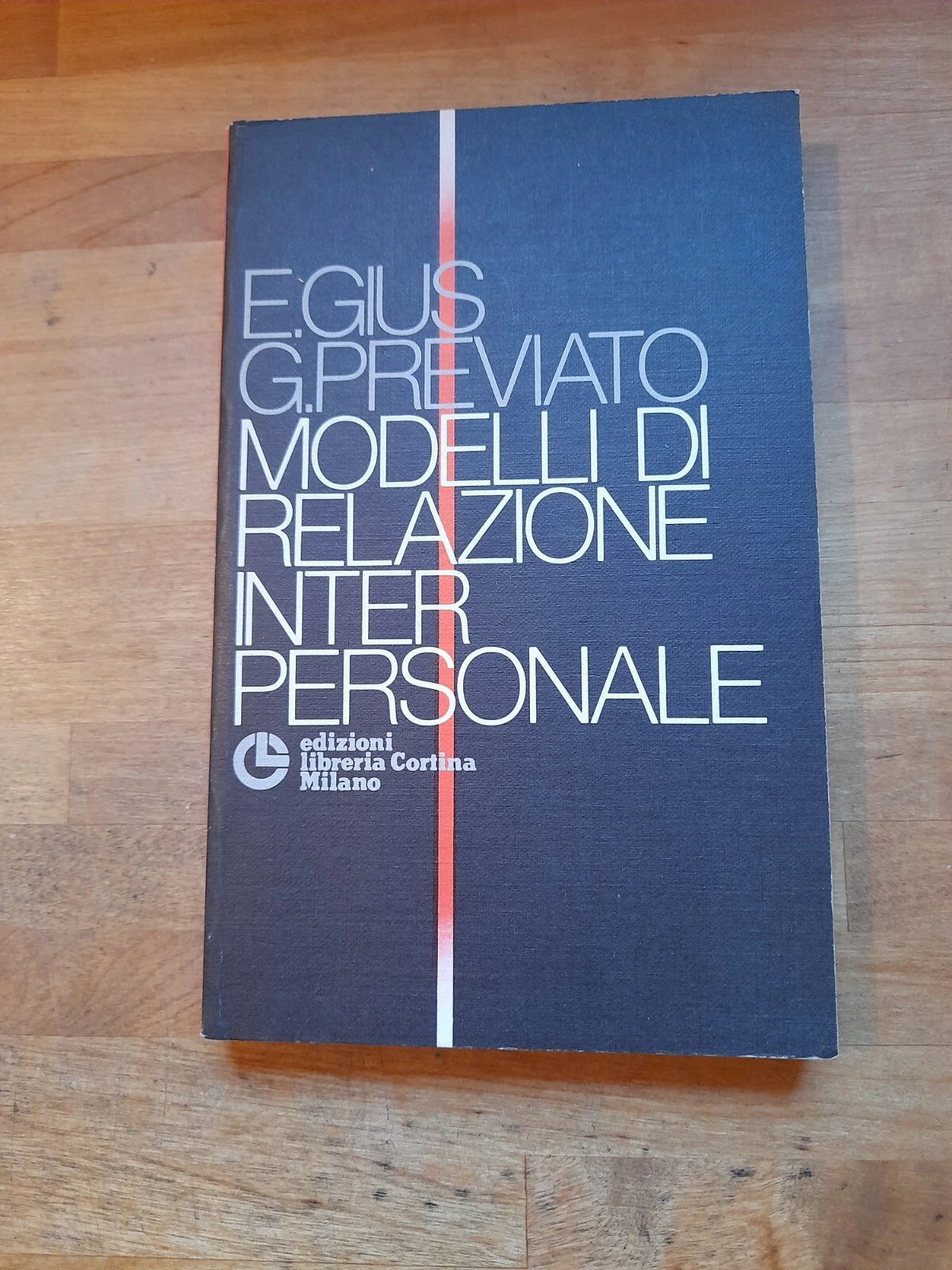 MODELLI DI RELAZIONE INTERPERSONALE. GIOVANNI PREVIATO - ERMINIO GIUS. EDIZIONI LIBRERIA CORTINA. RISTAMPA 1985. COLLANA: RICERCHE DI PSICOLOGIA CLINICA, BIOLOGICA E FENOMENOLOGICA.
