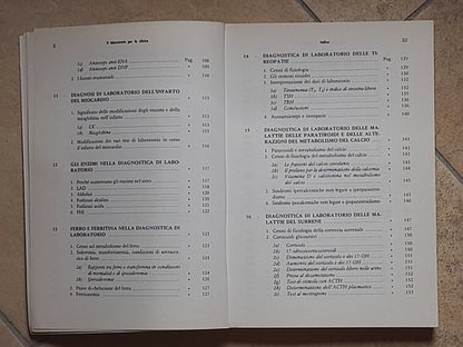 IL LABORATORIO PER LA CLINICA. FELICE PIERSANTI. IL PENSIERO SCIENTIFICO EDITORE. 1° RISTAMPA 1987.