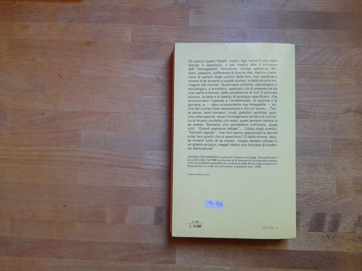 TUTTO QUELLO CHE LE DONNE NON HANNO MAI DETTO. JEANNE CRESSANGES. RIZZOLI EDITORE. 1° EDIZIONE 1993.