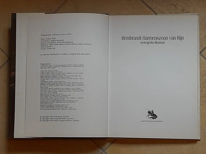 REMBRANDT HARMENSZOON VAN RIJN. TESTO DI STEFANO ROFFO. MASTER ITALIANA EDITRICE. RISTAMPA 1993. COLLANA: I GRANDI MAESTRI.