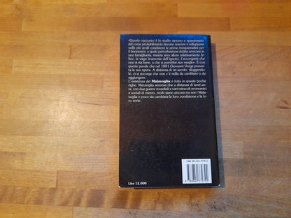 I MALAVOGLIA. GIOVANNI VERGA. F.LLI MELITA EDITORI. COLLANA: I CAPOLAVORI DELLA LETTERATURA. RISTAMPA 1995.