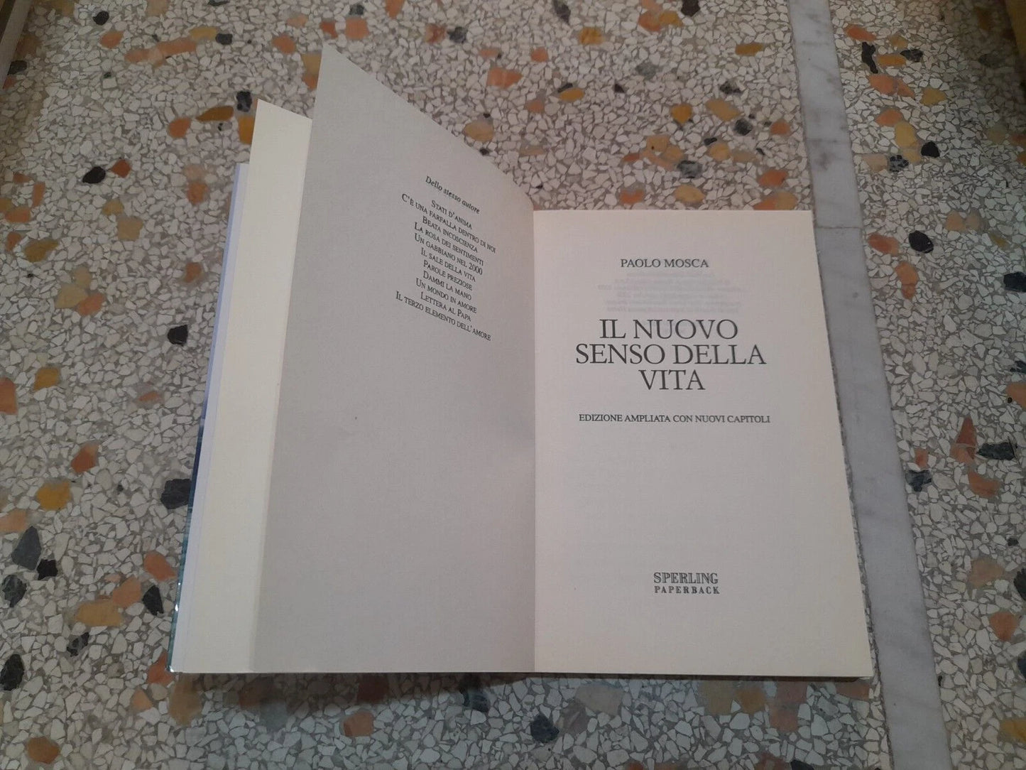 IL NUOVO SENSO DELLA VITA. PAOLO MOSCA. SPERLING PAPERBACK EDITORI 2006. 1° EDIZIONE OPEN SPACE 57.