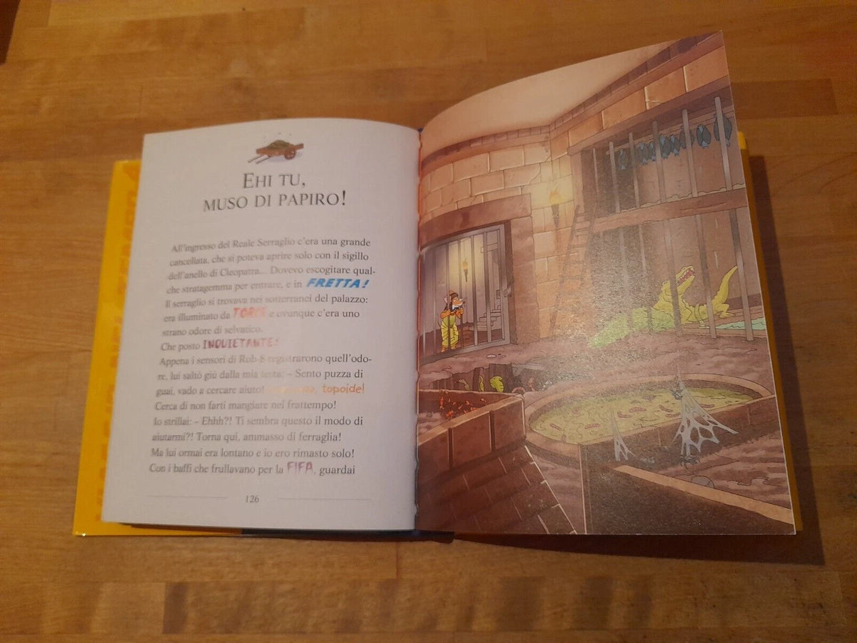 VIAGGIO NEL TEMPO-4. GERONIMO STILTON. EDIZIONI PIEMME. CON IL TOPO-POSTER DELLE PIRAMIDI. 2° EDIZIONE 2011.