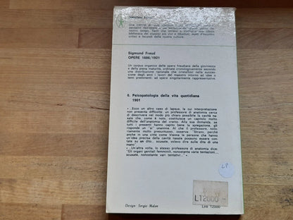PSICOPATOLOGIA DELLA VITA QUOTIDIANA. 1901. SIGMUND FREUD. NEWTON COMPTON EDITORI. COLLANA: NEWTON TESTI /6. 2° EDIZIONE 1984.