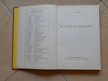 IL CAPITAN FRACASSA. TEOFILO GAUTIER. EDIZIONI CAPITOL - BOLOGNA. RISTAMPA 1956. COLLANA CAPITOL DI CAPOLAVORI PER LA GIOVENTU'.