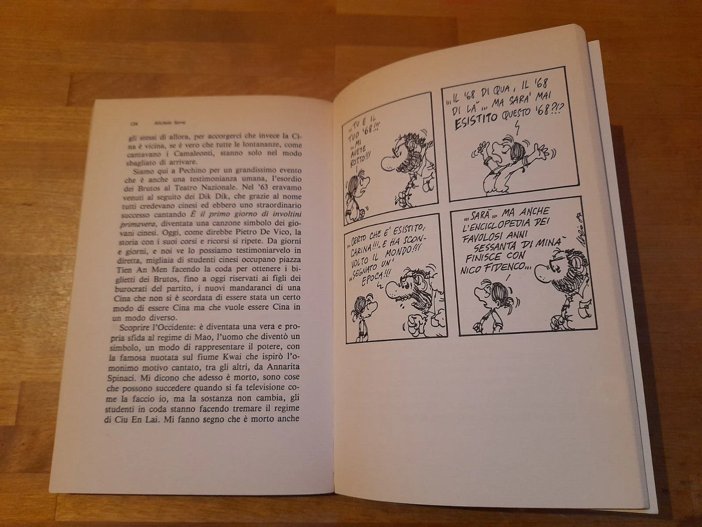 VISTI DA LONTANO. MICHELE SERRA. COLLANA: BUM MONDADORI. 1° EDIZIONE 1987. PREFAZIONE DI BENIAMINO PLACIDO.