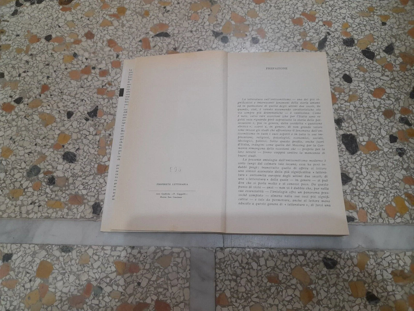 L'ANTISEMITISMO MODERNO. ROBERTO PIPERNO. CAPPELLI EDITTRICE. RISTAMPA 1964. COLLANA: UNIVERSALE CAPPELLI 93.