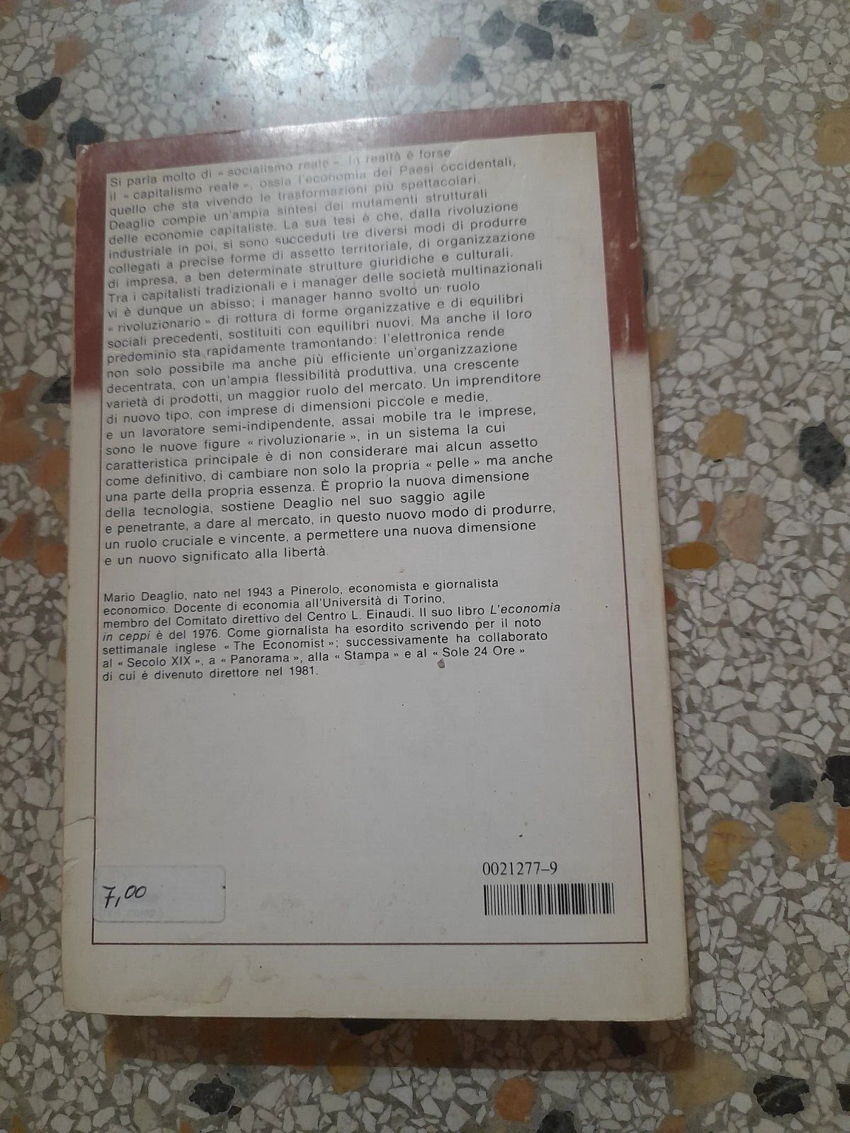 COME CAMBIA IL CAPITALISMO. MARIO DEAGLIO. MONDADORI EDITORE. COLLANA: MONDADORI SAGGI. 1° EDIZIONE MARZO 1982.