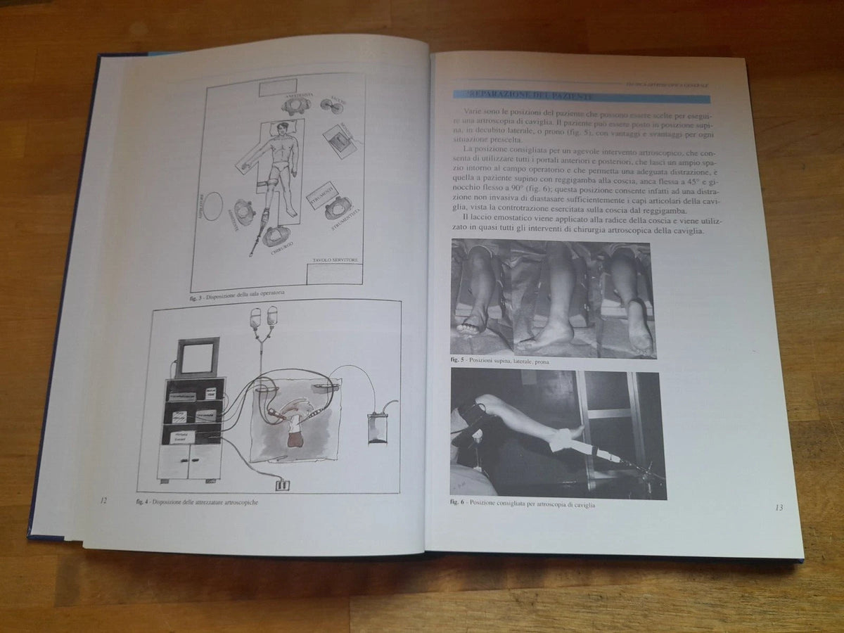 ARTROSCOPIA DELLA CAVIGLIA. RAUL ZINI. MANUALE PRATICO DI TECNICA CHIRURGICA. EDITRICE FORTUNA, 1996. EDIZIONE FUORI COMMERCIO.