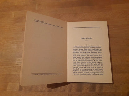 RIENZI. RICCARDO WAGNER. SANSONI EDITORE. RISTAMPA 1984. COLLANA: BIBLIOTECA SANSONIANA STRANIERA.