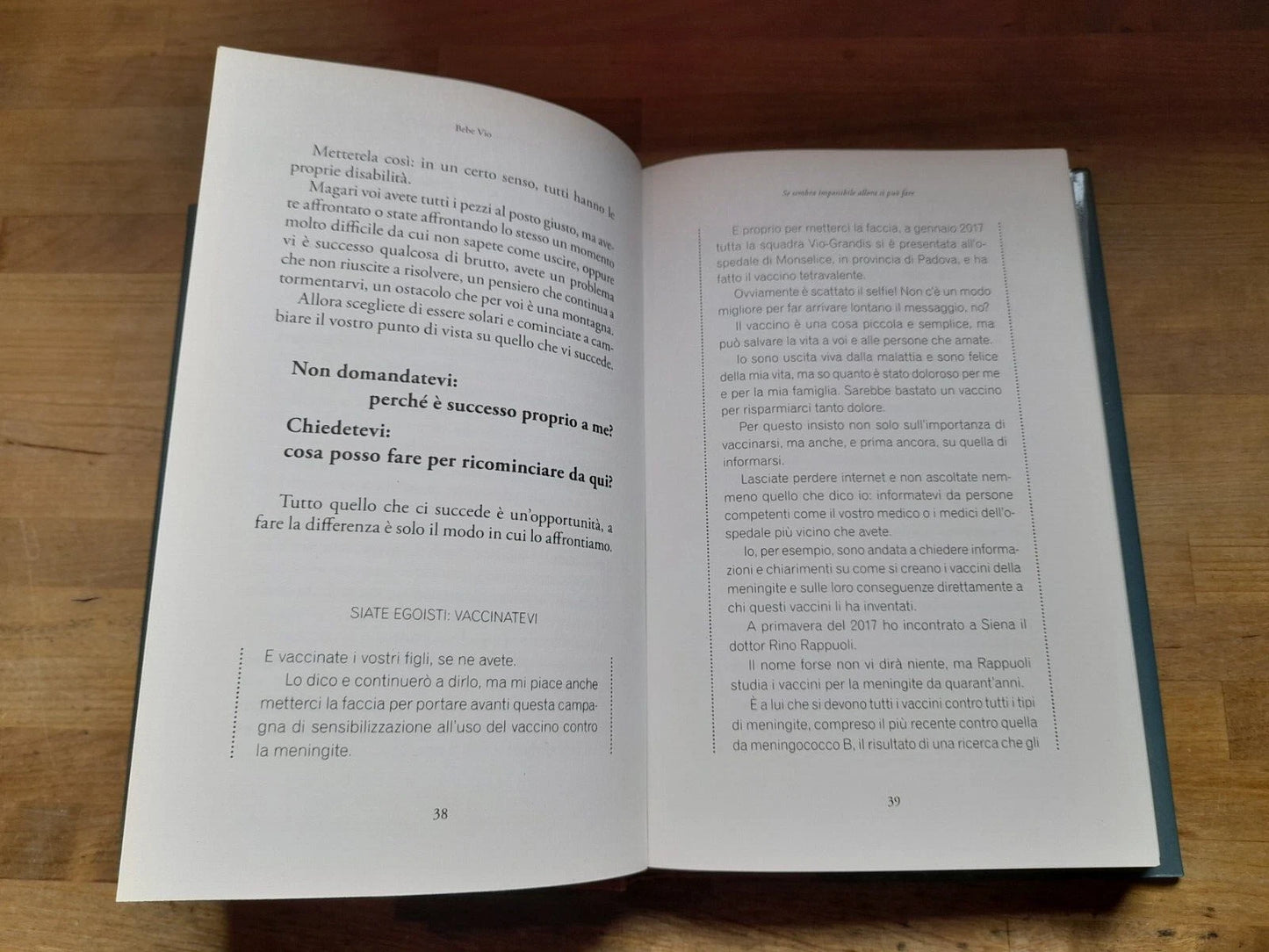 SE SEMBRA IMPOSSIBILE ALLORA SI PUO' FARE. BEBE VIO. RIZZOLI EDITORE. 3° EDIZIONE 2017.