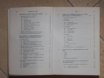 IL LABORATORIO PER LA CLINICA. FELICE PIERSANTI. IL PENSIERO SCIENTIFICO EDITORE. 1° RISTAMPA 1987.