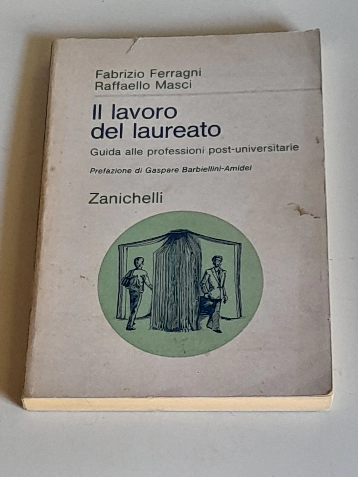 IL LAVORO DEL LAUREATO. FABRIZIO FERRAGNI - RAFFAELLO MASCI. GUIDA ALLE PROFESSIONI POST-UNIVERSITARIE. 1° EDIZIONE FEBBRAIO 1984. ZANICHELLI EDITORE. COLLANA: PROSPETTIVE DIDATTICHE.