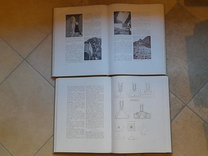ELEMENTI COSTRUTTIVI NELL'ARCHITETTURA. 2 VOLUMI. LIBERO GUARNERI. GORLICH EDITORE 1964.