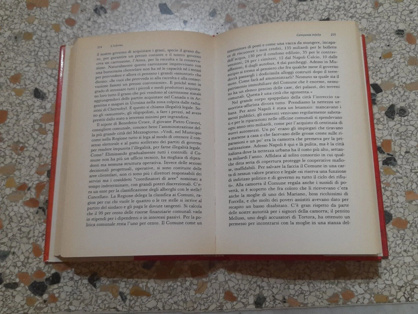 L'INFERNO. PROFONDO SUD, MALE OSCURO. GIORGIO BOCCA. MONDADORI EDITORE. 1° EDIZIONE 1992. COLLANA: SCIE