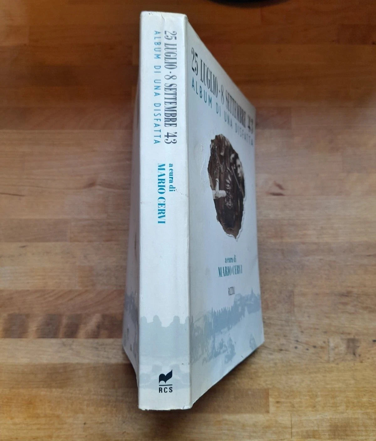 25 LUGLIO-8 SETTEMBRE. ALBUM DI UNA DISFATTA. MARIO CERVI. RIZZOLI EDITORE. 1° EDIZIONE 1993.