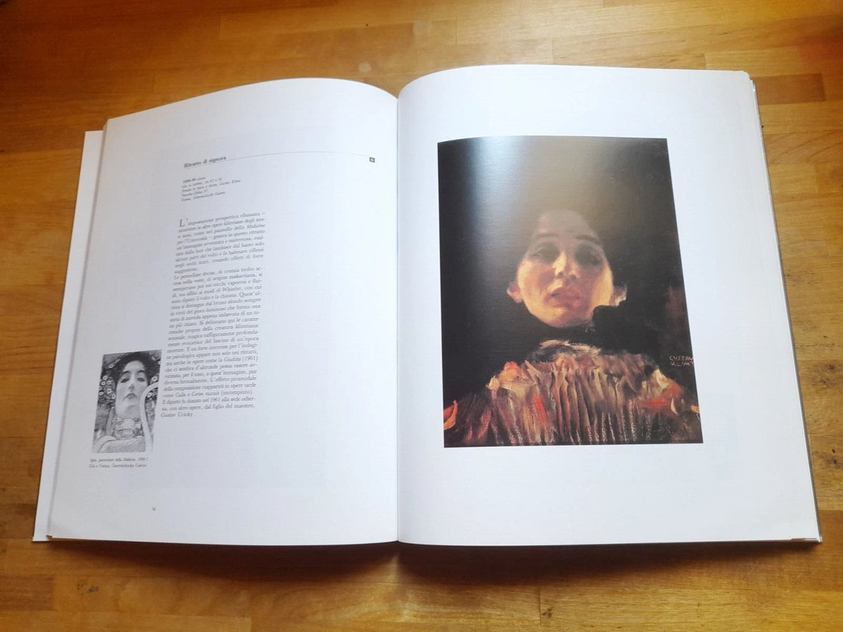 GUSTAV KLIMT. MOSTRA A CURA DI SERGE SABARSKY. FIRENZE PALAZZO STROZZI 30 NOVEMBRE 1991 - 8 MARZO 1992. AA.VV.  ARTIFICIO EDITORE. RISTAMPA 1991.