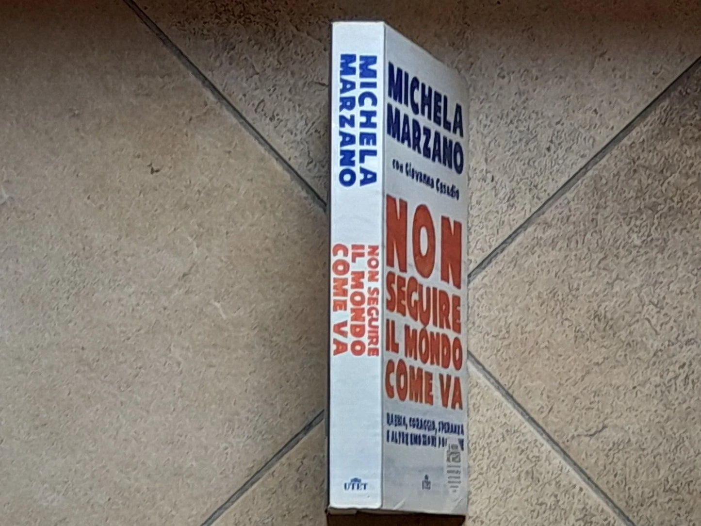 NON SEGUIRE IL MONDO COME VA. MICHELA MARZANO - GIOVANNA CASADIO. UTET LIBRI. 1° EDIZIONE 2015.
