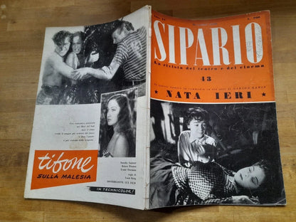 SIPARIO. LA RIVISTA DEL TEATRO E DEL CINEMA. ANNO IV°. 1949. N° 43.