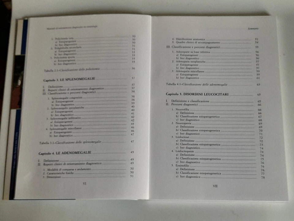 MANUALE DI ORIENTAMENTO DIAGNOSTICO IN EMATOLOGIA. CORRADO TARELLA - PAOLO GAVAROTTI - MARIO BAZZAN. CENTRO SCIENTIFICO EDITORE. 1° RISTAMPA APRILE 1996. EDIZIONE FUORI COMMERCIO.